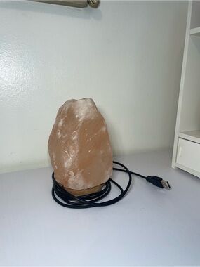 Himalayan salt lamp light usb powered decor